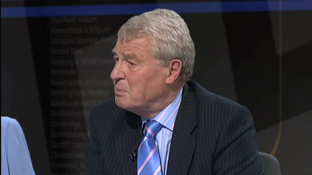 Paddy Ashdown reacts to election exit poll