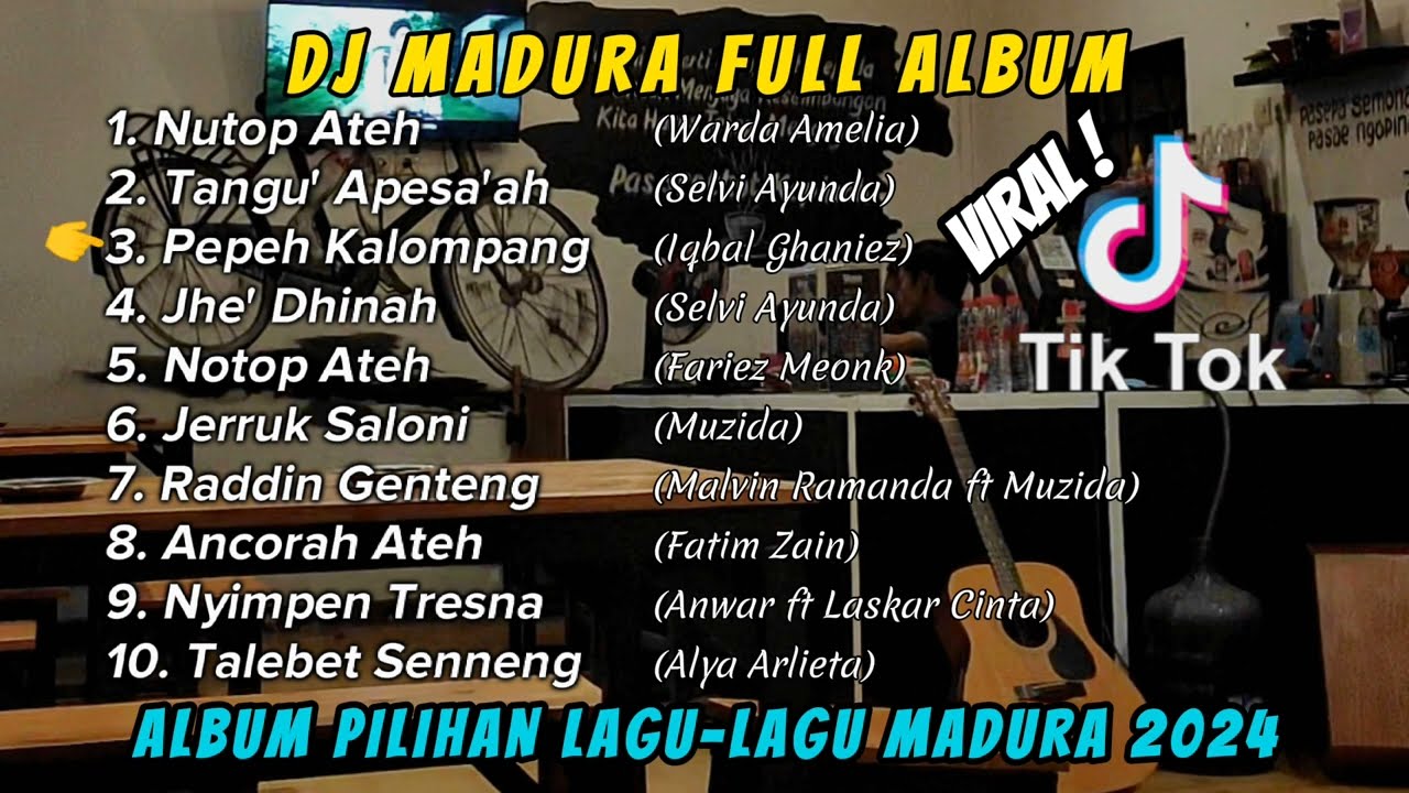 DJ MADURA FULL ALBUM | ALBUM TERBAIK LAGU-LAGU MADURA VIRAL 2024 | DJ MADURA FULLBASS