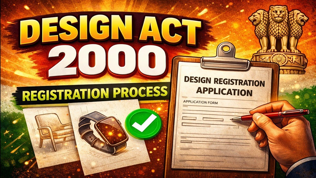 Design Act (IPR) Registration Process Explained | Design Registration India | CGPDTM | IPR Guru |