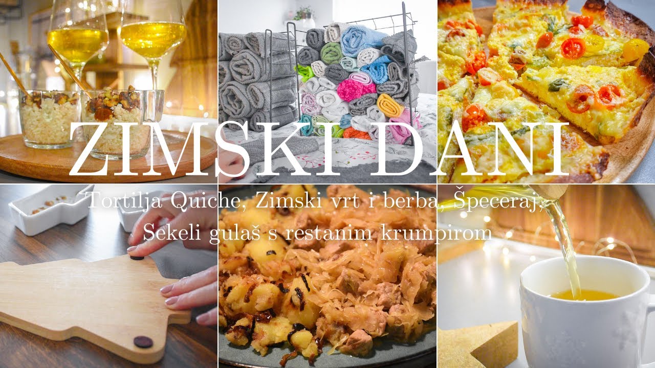 ZIMSKI DANI︱Zapečeni doručak, Zimski vrt i berba, Špeceraj, Sekeli gulaš s restanim krumpirom, Deser