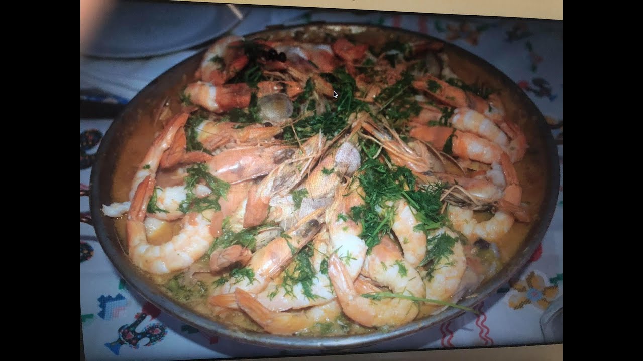 Cataplana de Tamboril e gambas