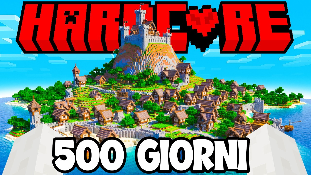 FINIAMO IL MEGA PROGETTO IN MINECRAFT HARDCORE IN LIVE