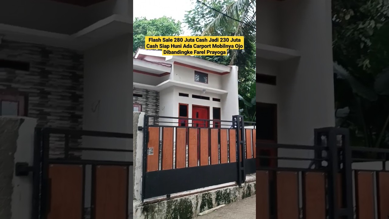 RUMAH MURAH 230 JUTA DI PINGGIR JAKARTA #rumahmurah #ojodibandingke #rumahjakarta #rumahdepok