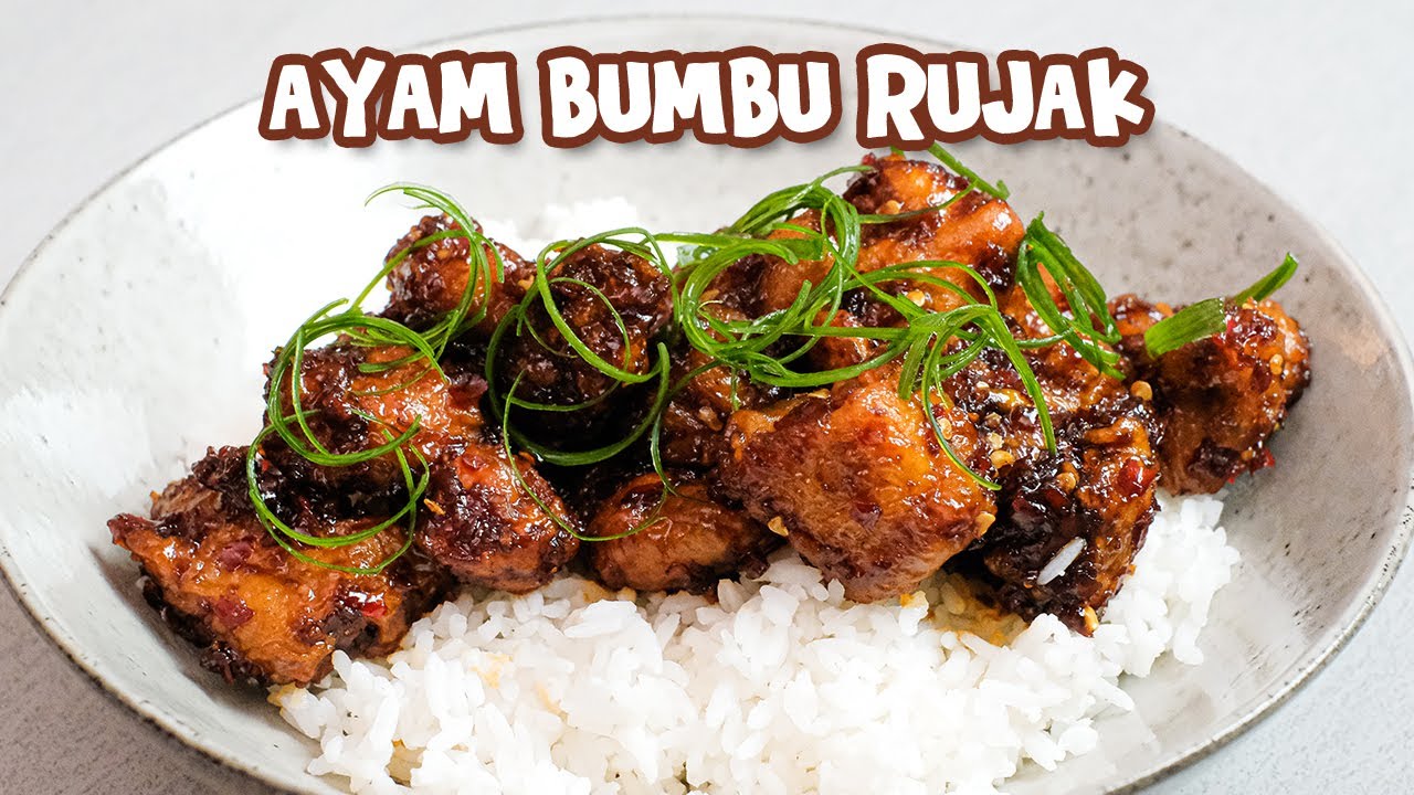 Resep Ayam Goreng Krispy Bumbu Rujak [ Tanpa Tulang ]
