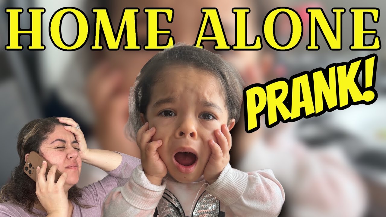 LEFT CAMILA HOME ALONE PRANK! *español & *english