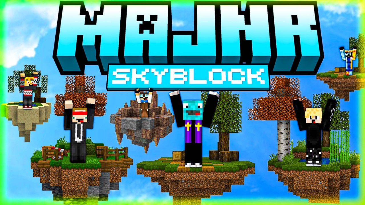 NOV&Yacute; MAJNR SKYBLOCK! |  Morry&@BowTeaG&@GEJMR&@JakubDestro&@marwex99&@Kelohap&@Mesiac&@LipoGames.