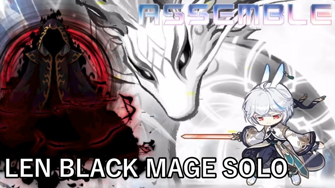 MapleStory KMST 1.2.188 - 42.3k HEXA Len Black Mage Solo