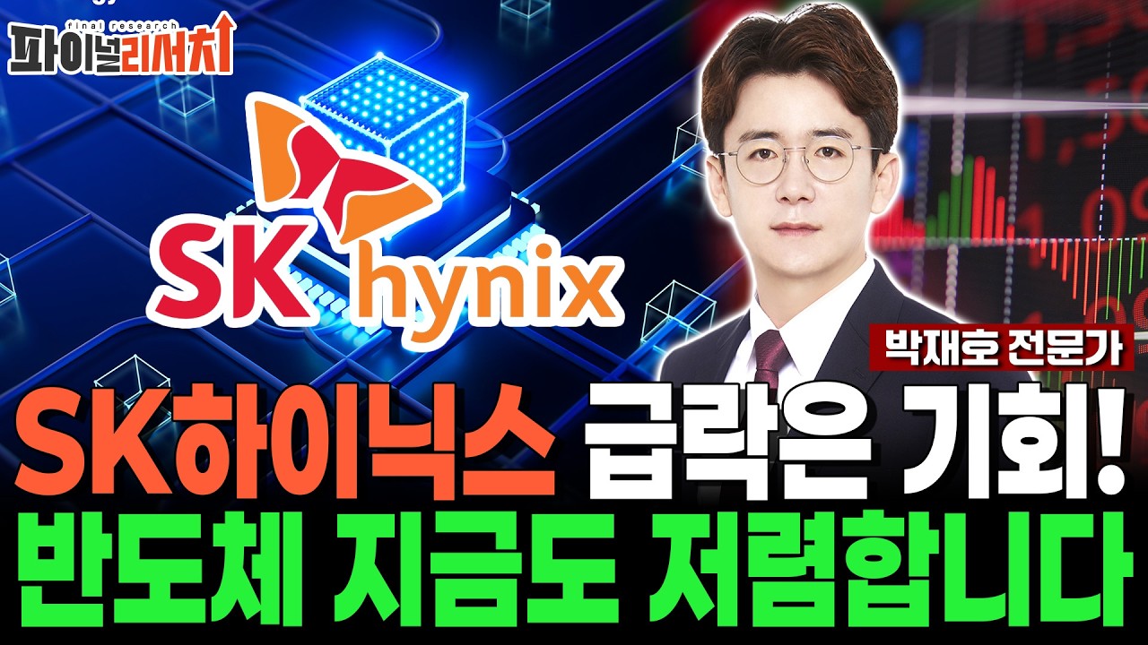삼성전자, SK하이닉스 급락! 싸게 살 기회입니다! 반도체 아직 저평가 적극적으로 모으세요!