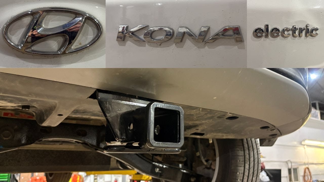 2020 Hyundai Kona Electric EV Trailer Hitch Install 2