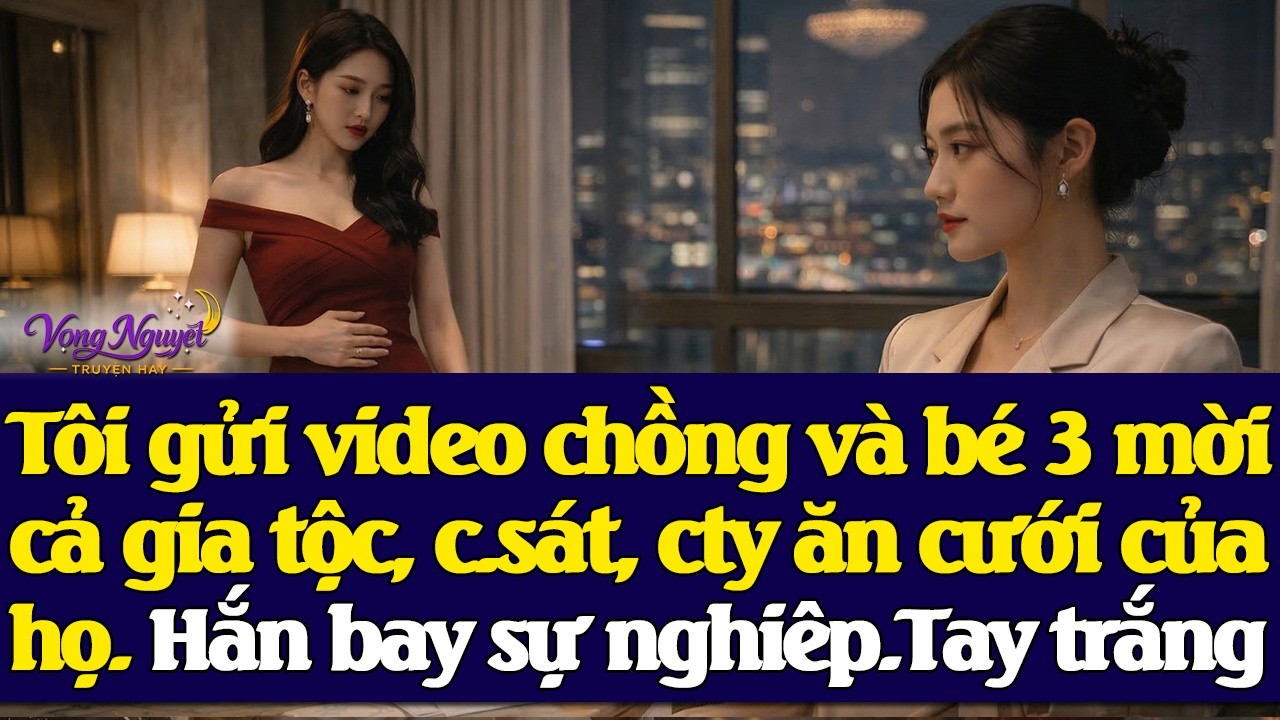 Tôi gửi vi.deo chồng và bé 3 mời cả gia tộc, c.sát, cty ăn cưới của họ. Hắn bay sự nghiêp. Tay trắng