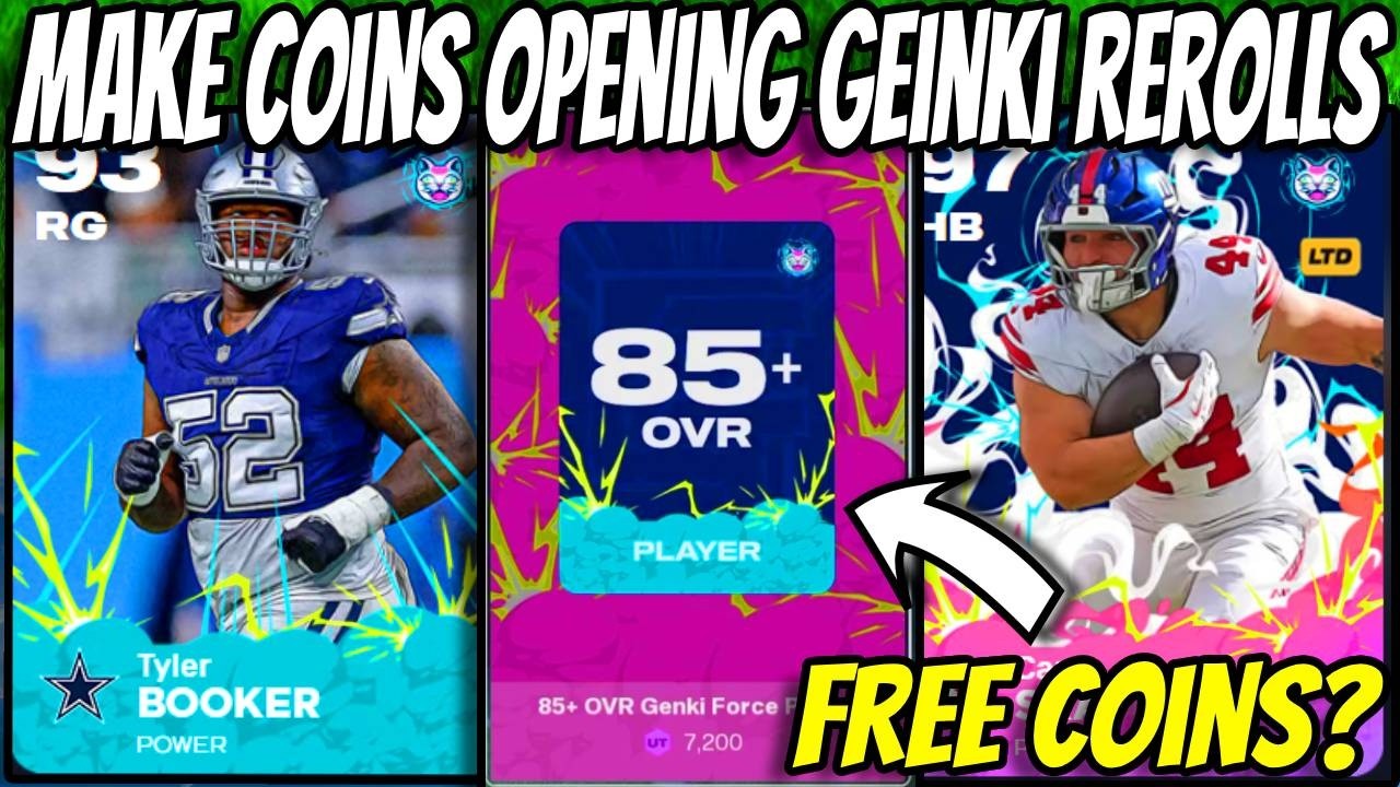 How To Make Coins Opening Geinki Force Rerolls!!