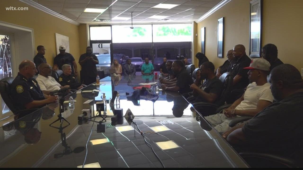 Former gang members, police meet, push to end gun violence in Columbia