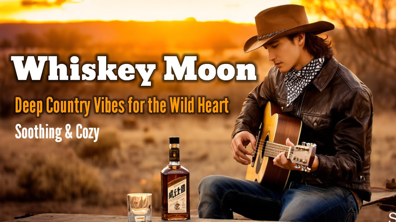 Whiskey Moon - Deep Country Vibes for the Wild Heart | Ballads | Truck Drivers | Soothing & Cozy 