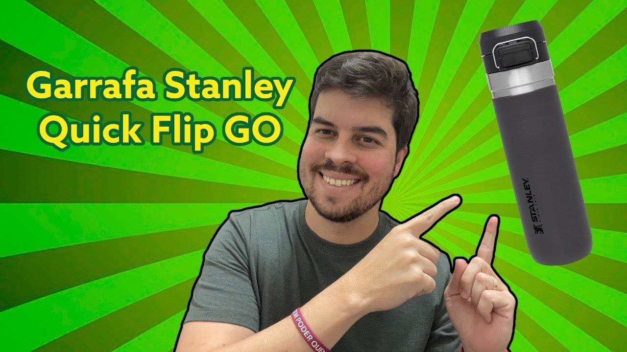 Importando Garrafa Stanley The Quick Flip GO Diretamente dos EUA