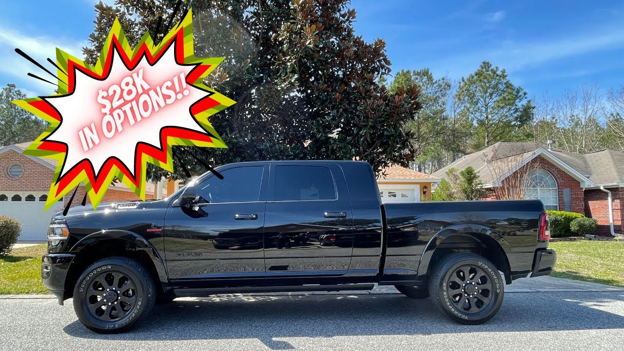MY 2020 RAM 3500 LARAMIE!! WHAT OPTIONS DID I GET?!