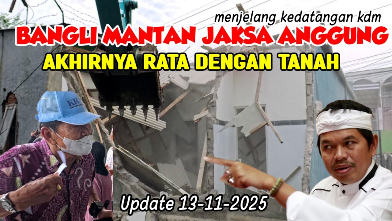 BANGLI MANTAN JAKSA ANGGUNG‼️ HARI INI RATA DENGAN TANAH 