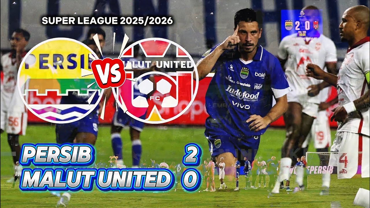 GAK ADA DI TV! EUFORIA PERSIB BANDUNG USAI BALAS PERMALUKAN MALUT UNITED 2-0