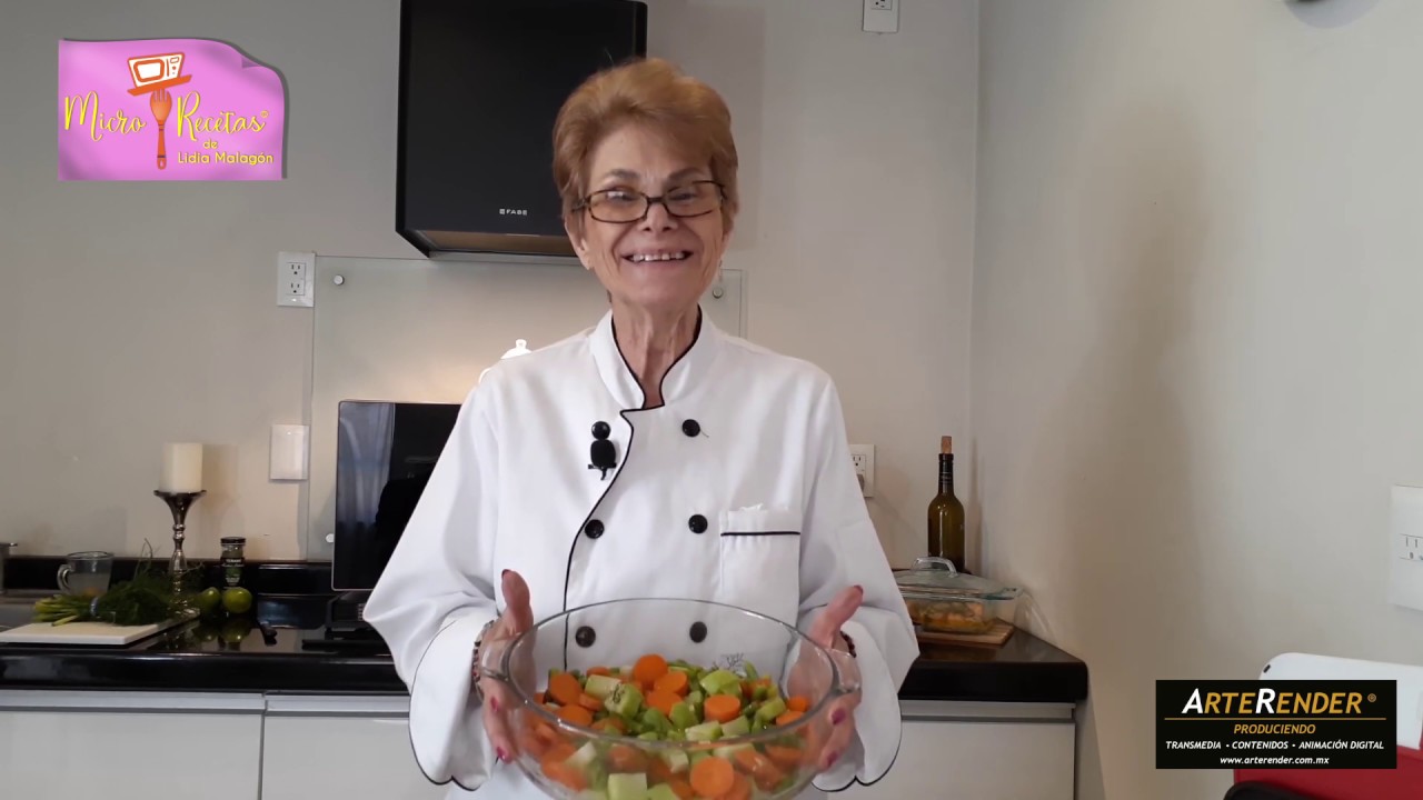 Verduras Mixtas al Vapor en Microondas