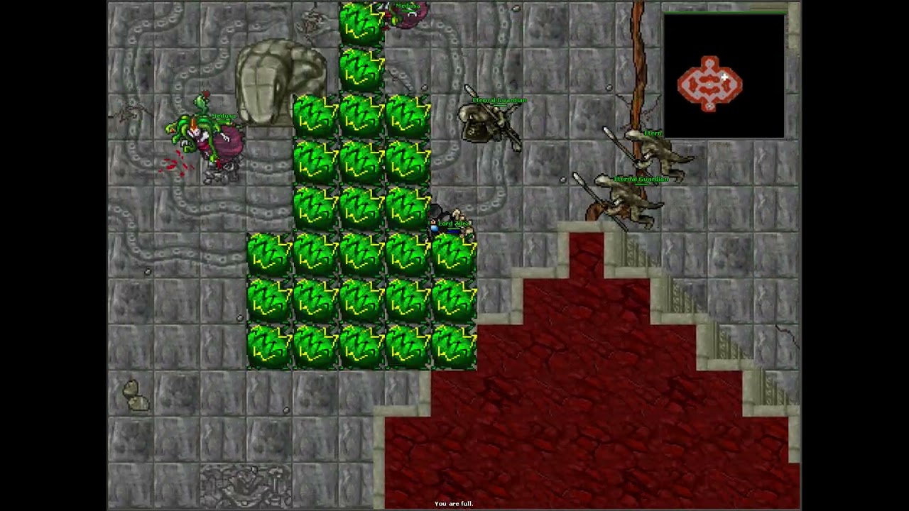 Tibia - Bestiary - Medusa + Eternal Guardian