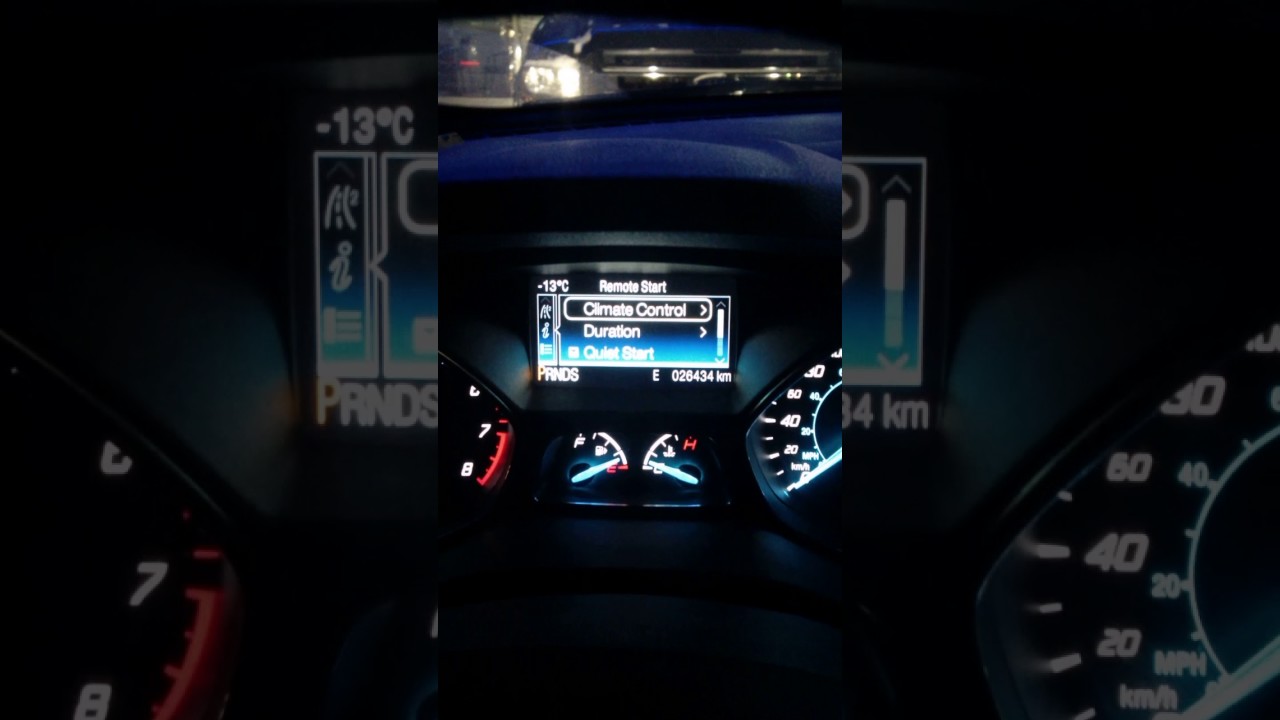 escape remote start a/c setting