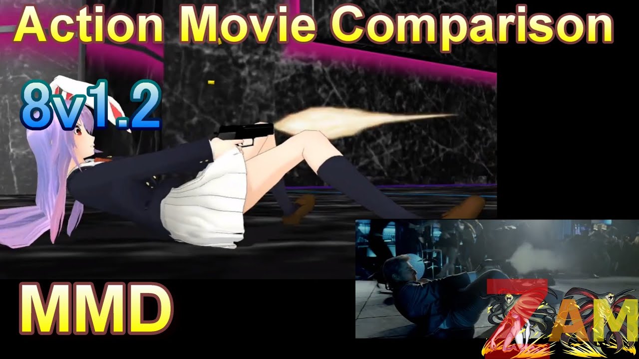 [MMD] Action Movie Comparison 8v1.2 (98%)