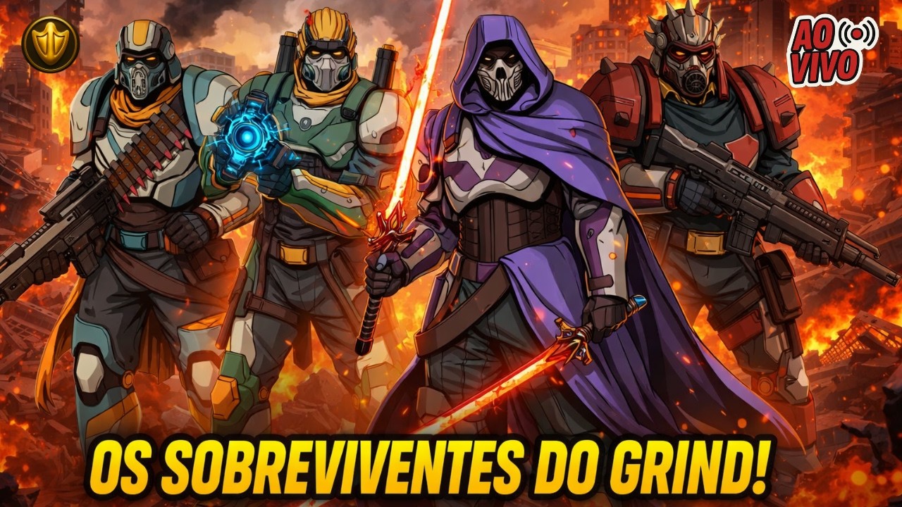 🔴 LIVE: GRIND SURVIVORS - Gameplay e as MELHORES BUILDS para Subir de Nível Rápido!