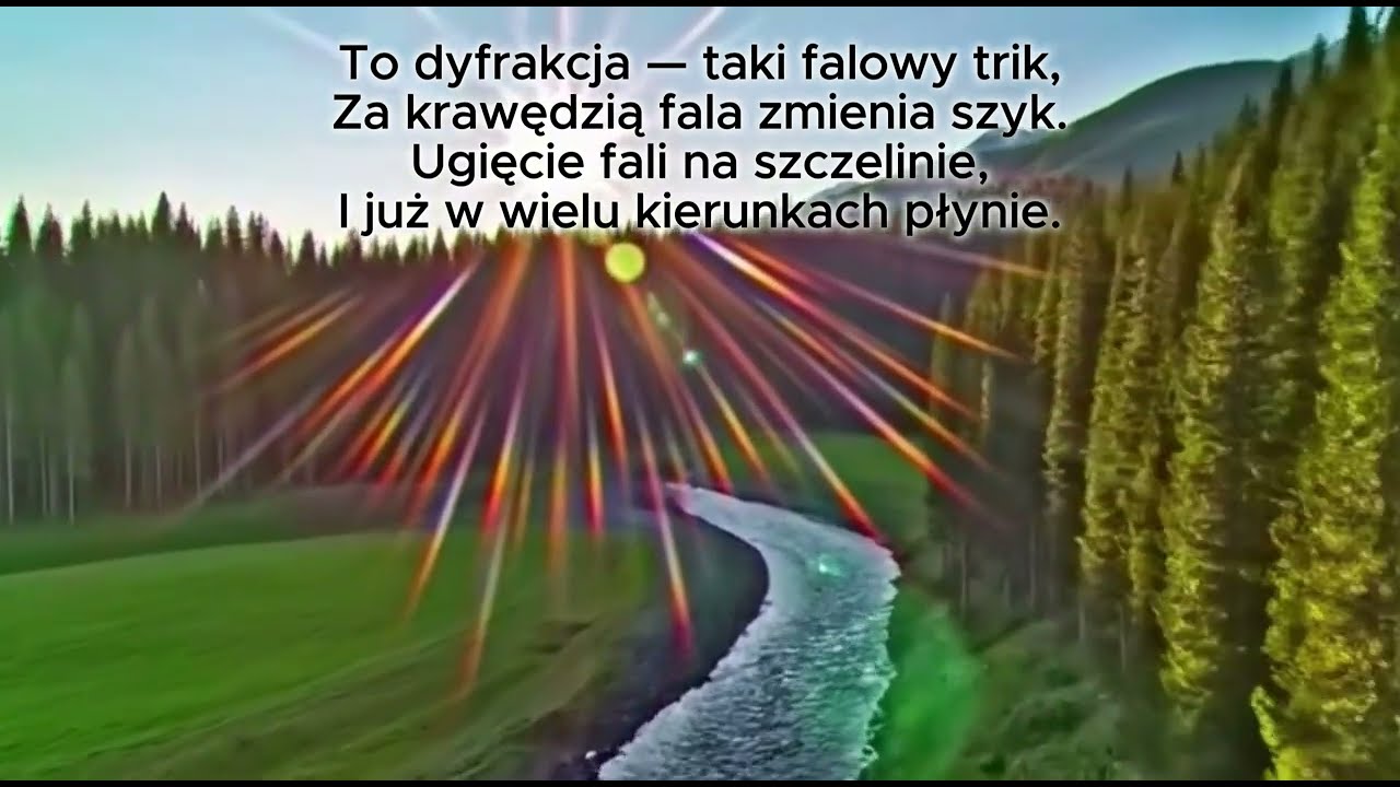 Dyfrakcja 2 – fala nie lubi prostych dróg