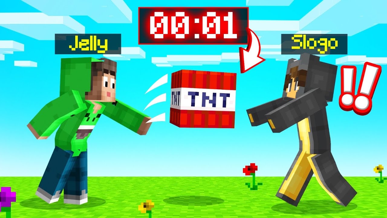 TOUCH IT LAST = EXPLODE! (Minecraft Bomb Tag)