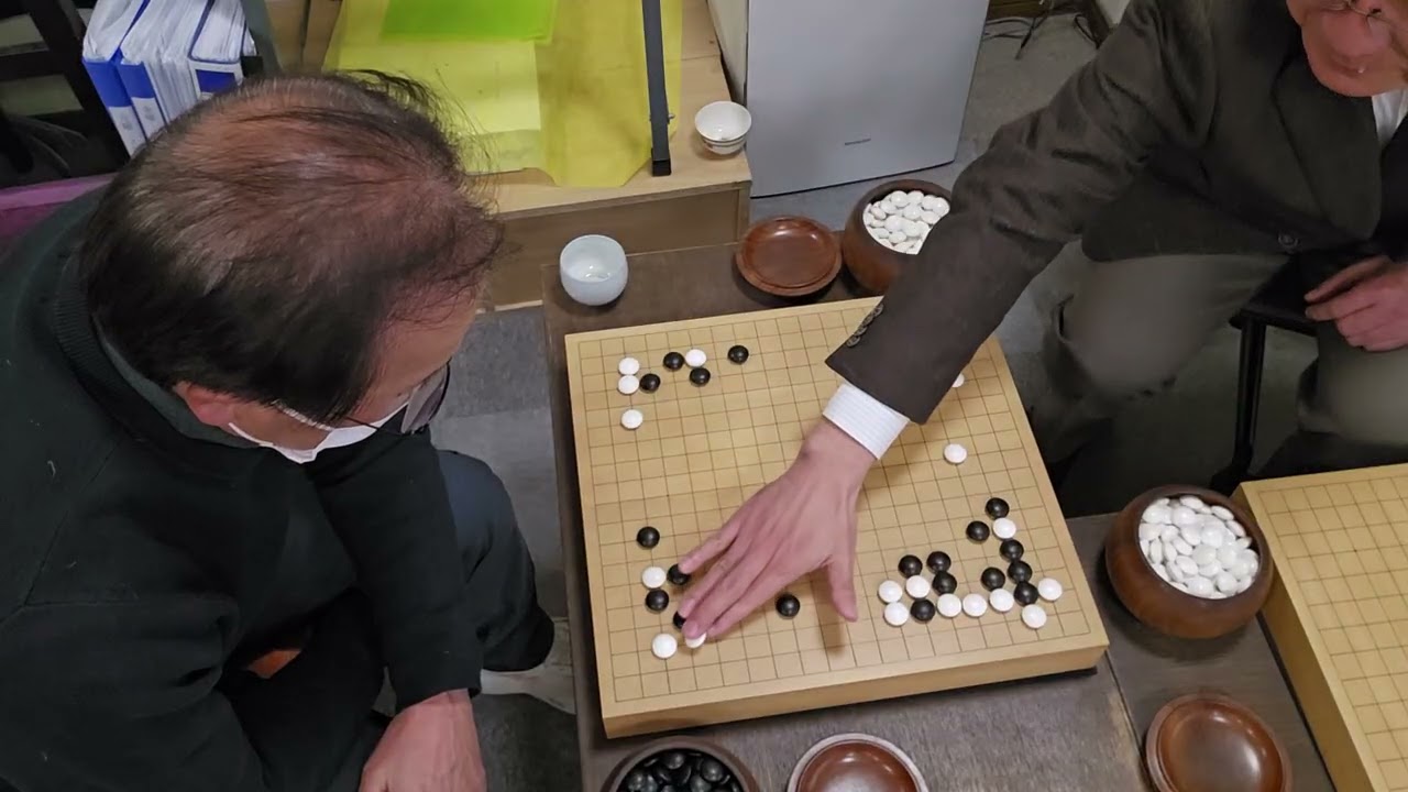 2026/03/08清成哲也9段の指導碁@芦屋囲碁サロン