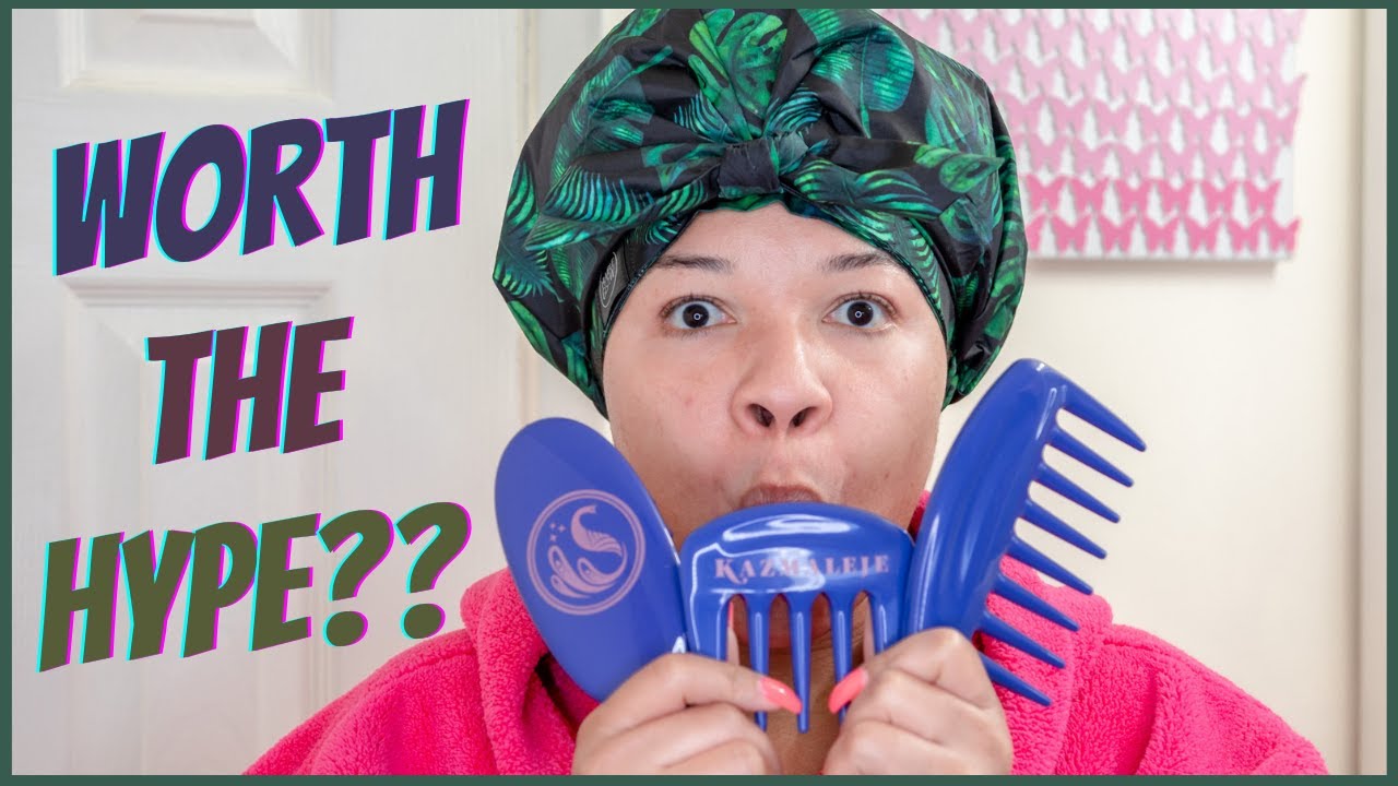 I tried Using Kazmaleje to Detangle my 4C Hair| Leaveit2nessa