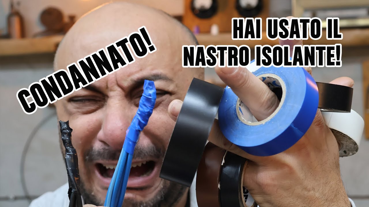 Il NASTRO ISOLANTE si può usare per gli impianti elettrici civili?