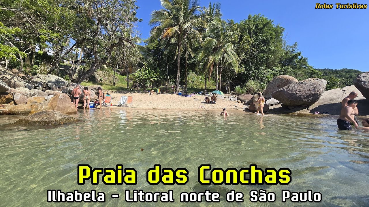 Praia das Conchas: Paraíso secreto em Ilhabela