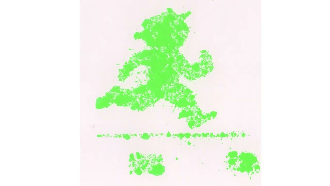 green running man