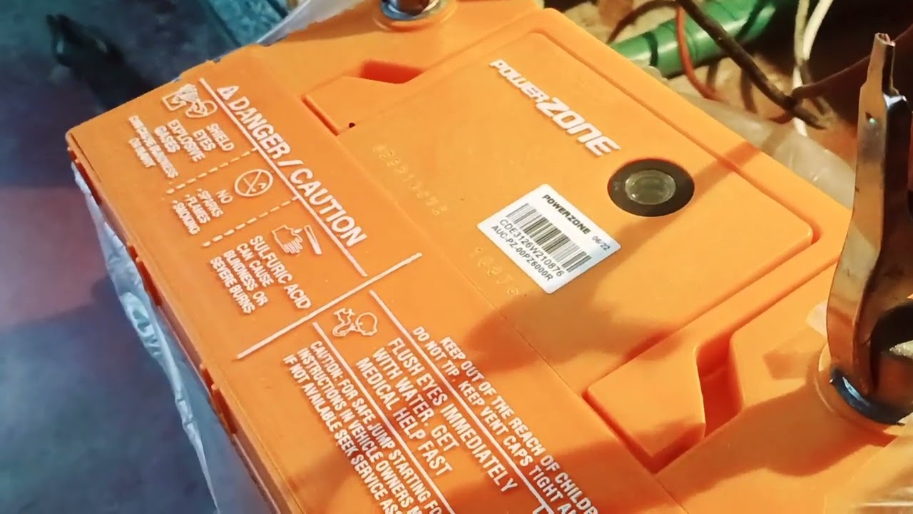 Power zone battery backup test 60 AH