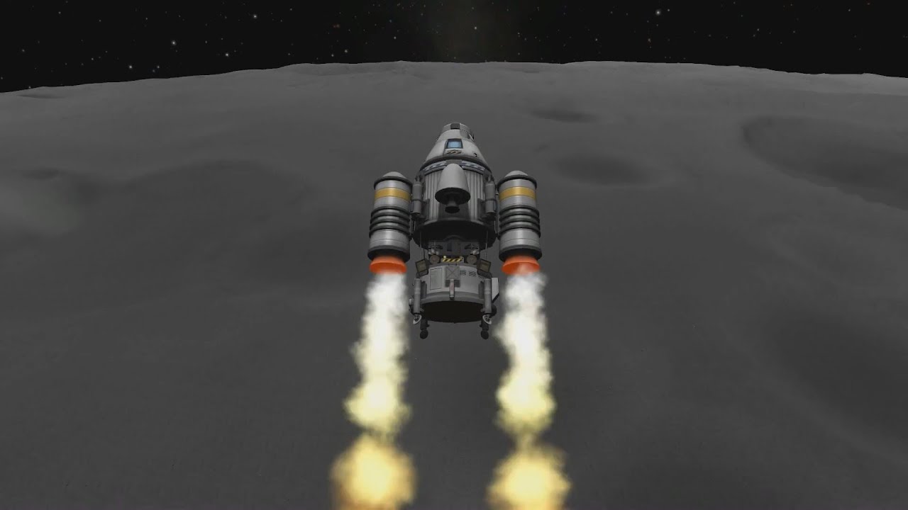 Dramatic Mun Landing