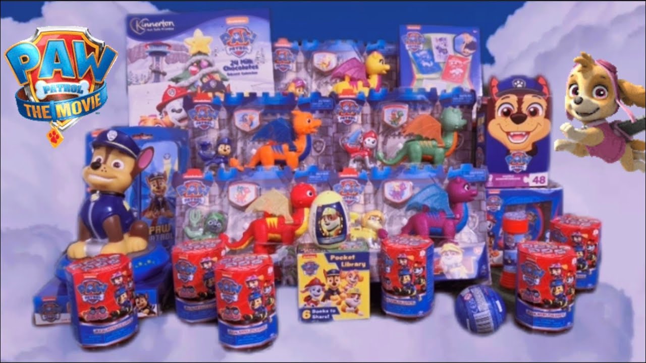 ASMR Unboxing and Review of Paw Patrol toys Collection Satisfying Abrindo Brinquedos