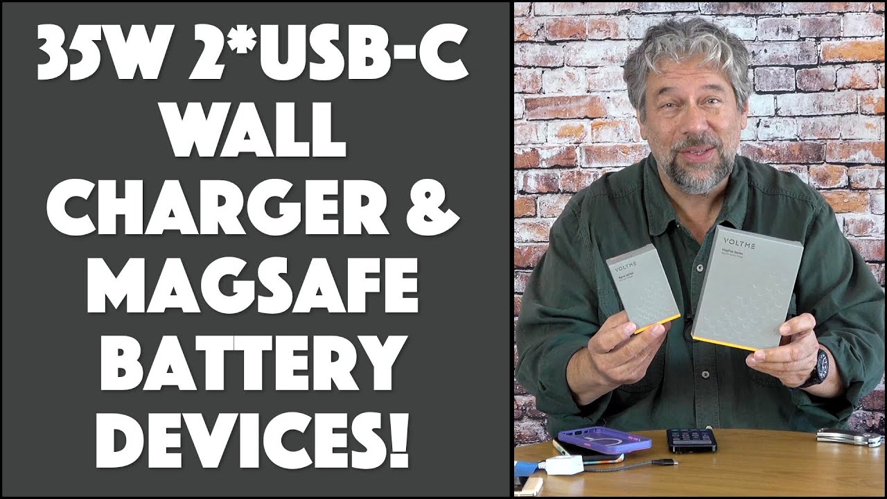 VOLTME 35W Charger & MagSafe Battery Pack-- UNBOXING & REVIEW