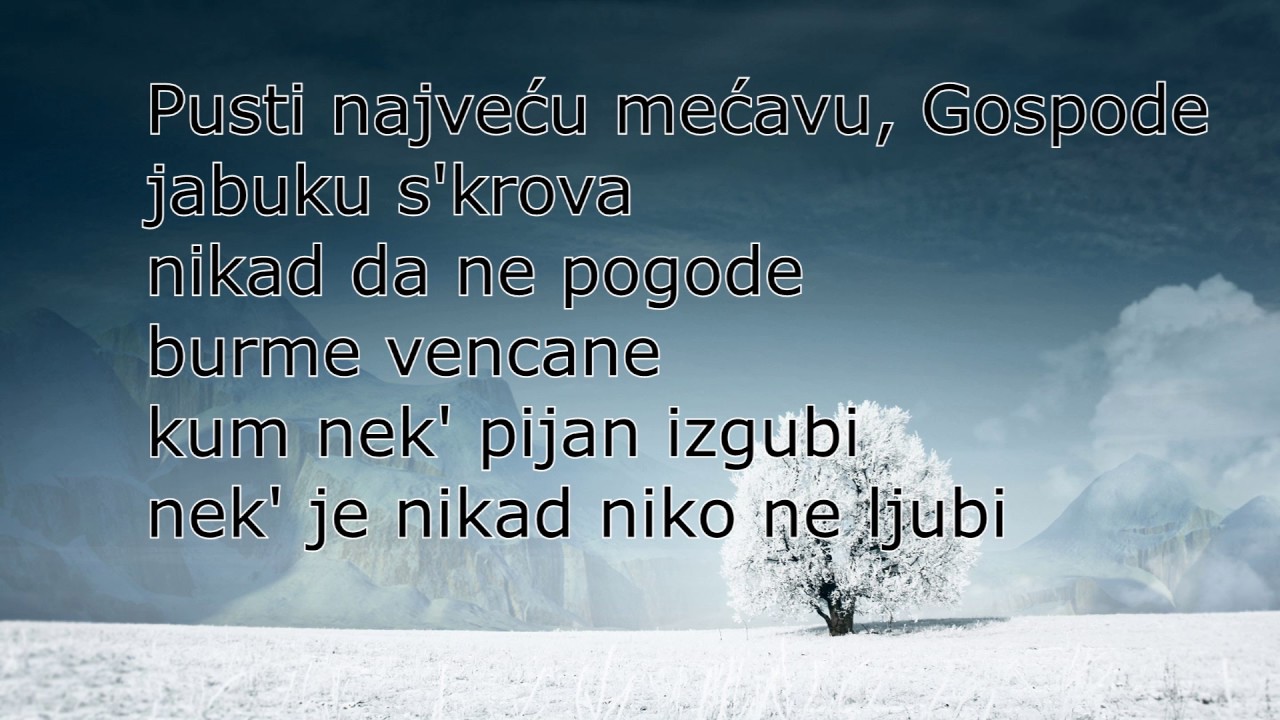 Louis - Mećava ( Lyrics/Tekst )