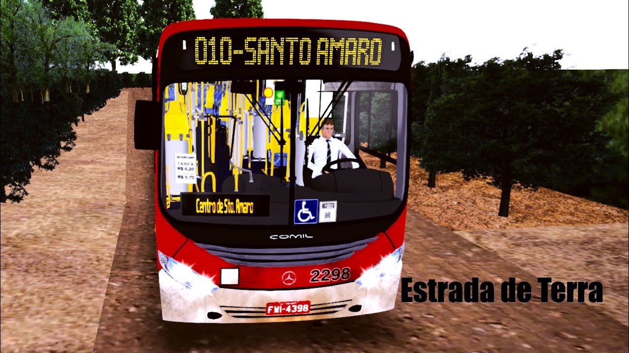 Pronto Bus Simulator- Mapa Santo Amaro com o  Comil Svelto