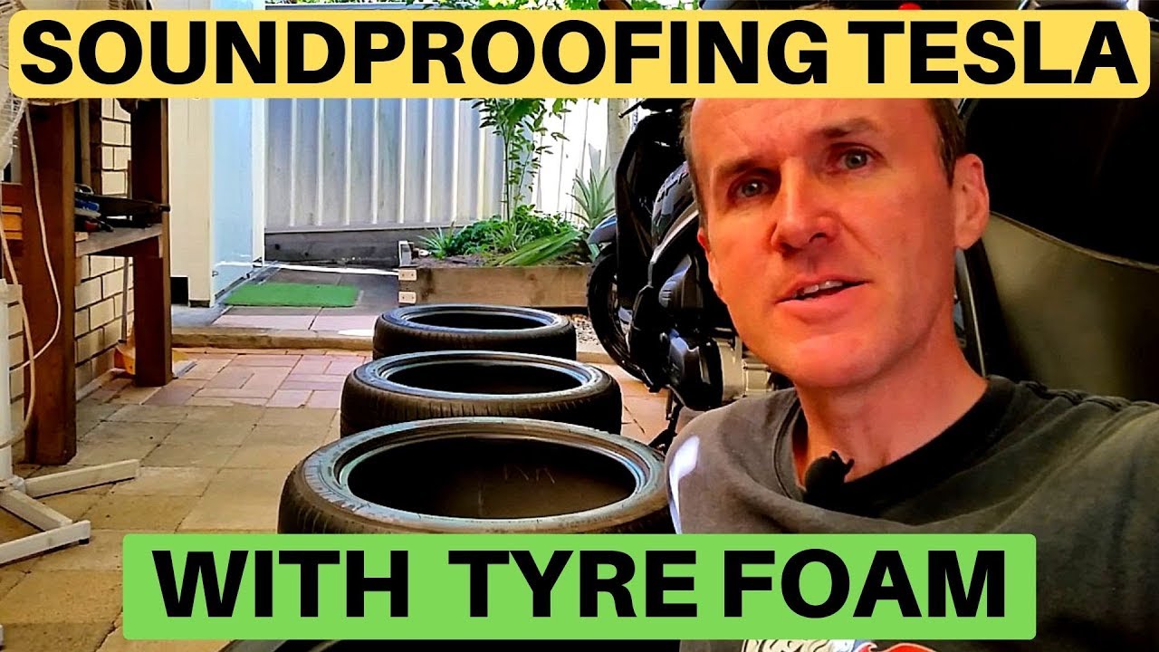 Soundproofing Your Tesla - How To Install Tyre Foam