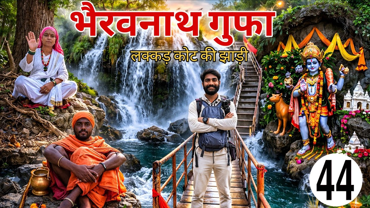 Narmada Parikrama | Day-44 | श्री भैरवनाथ गुफा |लक्कड़ कोट की झाड़ी | 9 साल से परिक्रमा कर रहे हैं 