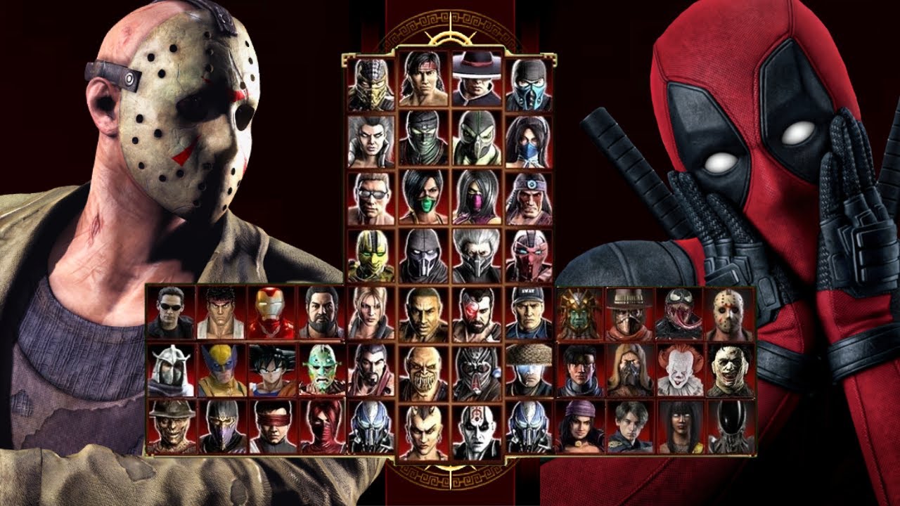 Mortal Kombat 9 - JASON VOORHEES & DEADPOOL - Expert Tag Ladder - Gameplay @(1080p) - 60ᶠᵖˢ ✔