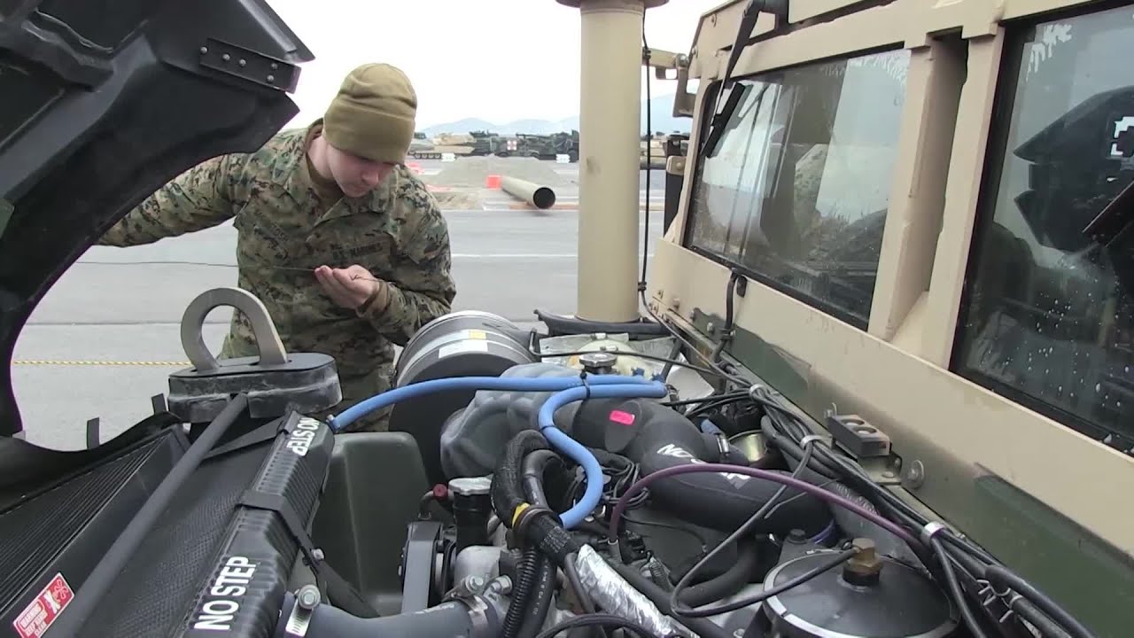 U.S. Marines HUMVEE Inspection - 'Limited Technical Inspection'
