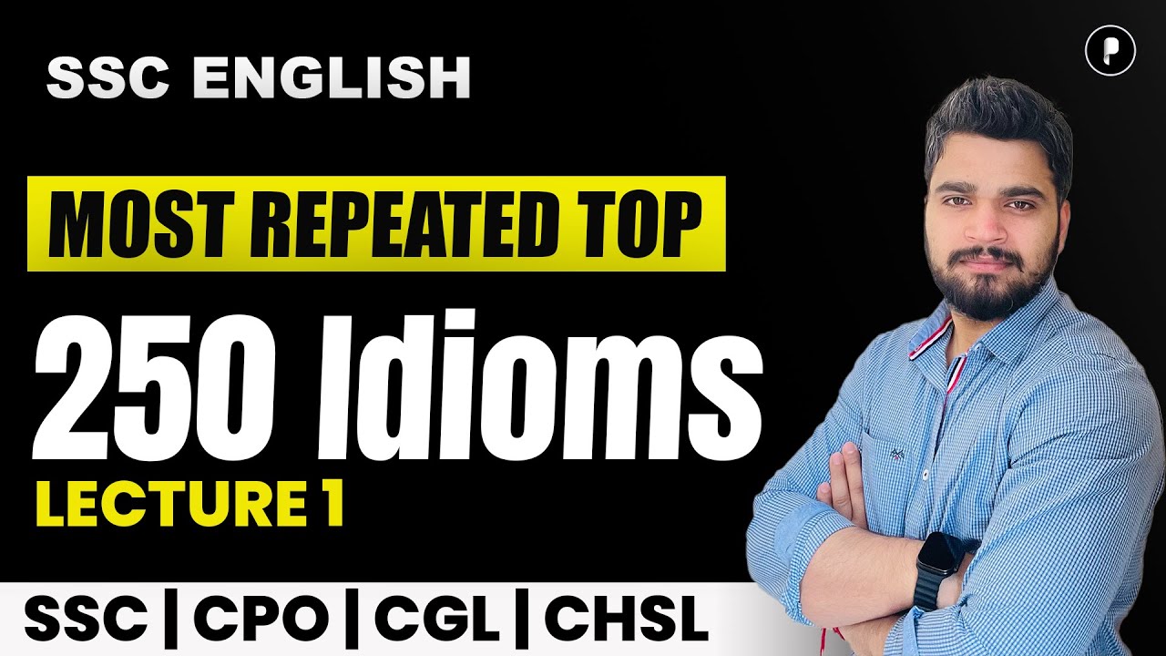 250 Most Important Idioms & Phrases | Easy Trick | English Grammar | Day 1/5 | English