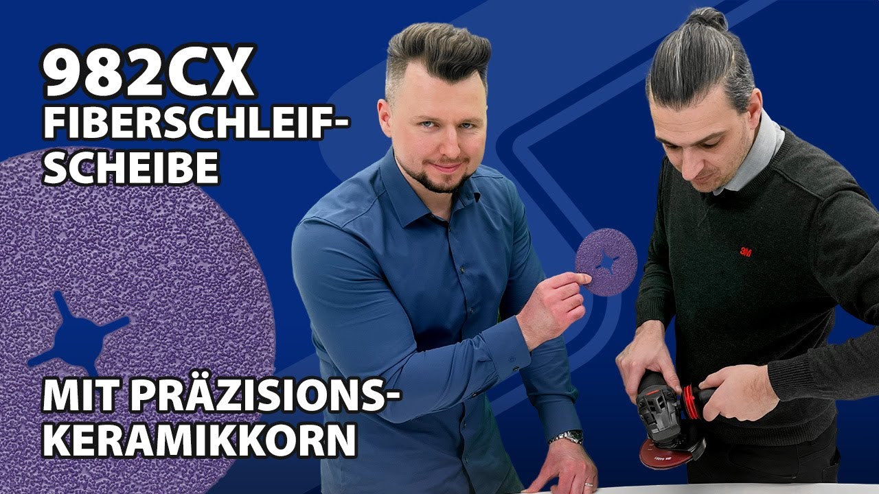 3M™ 982CX Cubitron II Fiberschleifscheiben