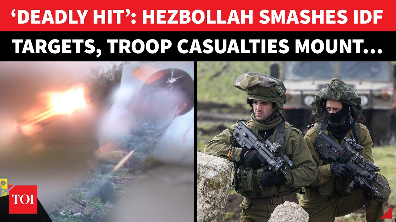 ON CAM: Hezbollah Unleashes &lsquo;UNSTOPPABLE ASSASSIN&rsquo;, Pounds IDF Soldiers In Deadly Revenge | Watch
