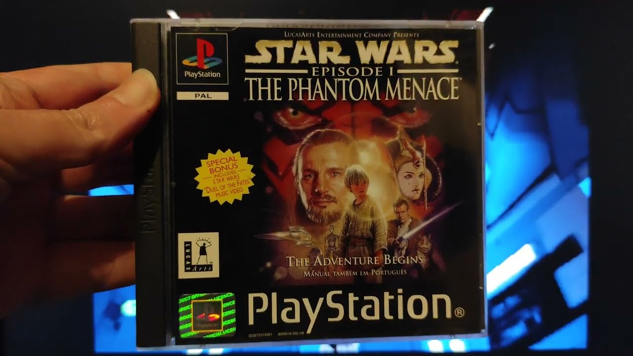 STAR WARS: EPISODE I - THE PHANTOM MENACE Trade Federation Ship PAL Region Version Case 04.02.25