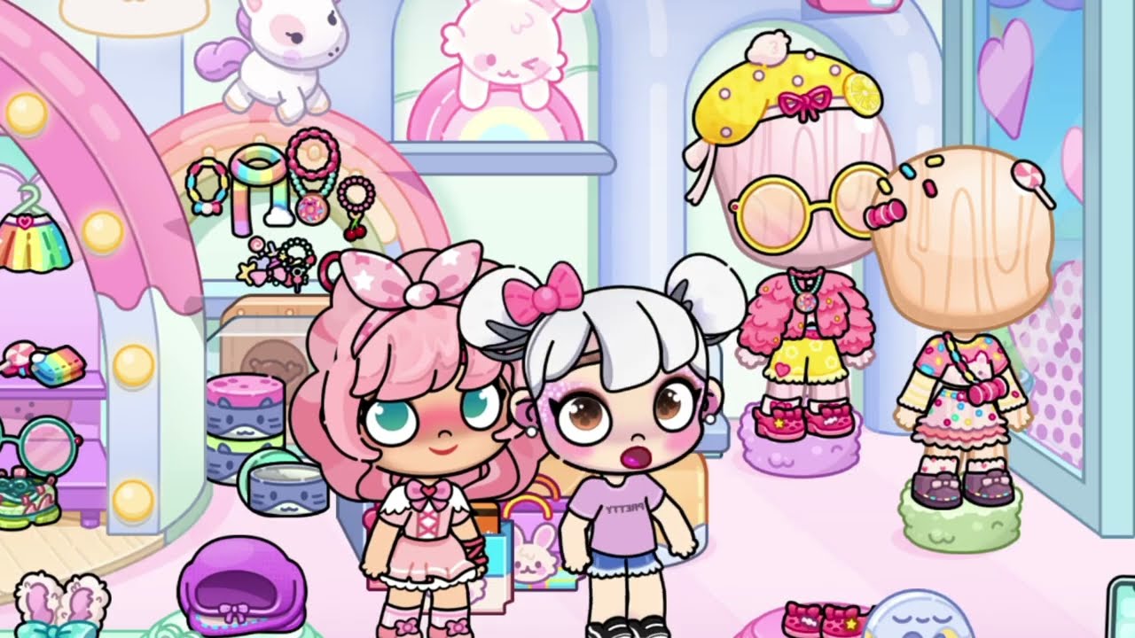 ❤️Hello kitty Recreate Look In Avatar World Vs Game world #avatarworld #pazu #gameworld #hellokitty 