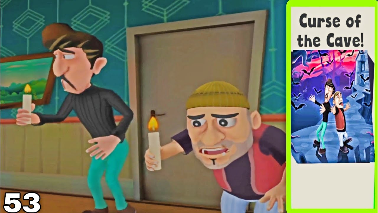 Scary Robber Home Clash Новое обновление V 1.22 — Проклятие пещеры!