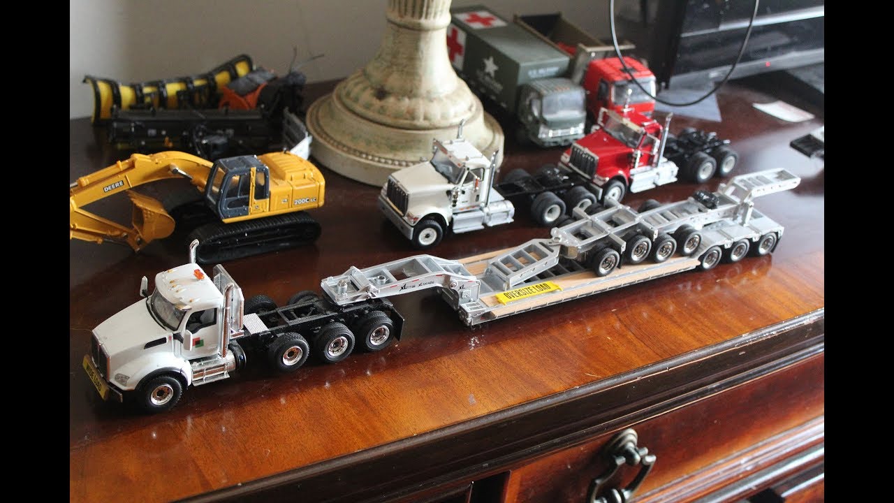 1:50 Diecast Masters XL 120 HDG Lowboy Set Unboxing